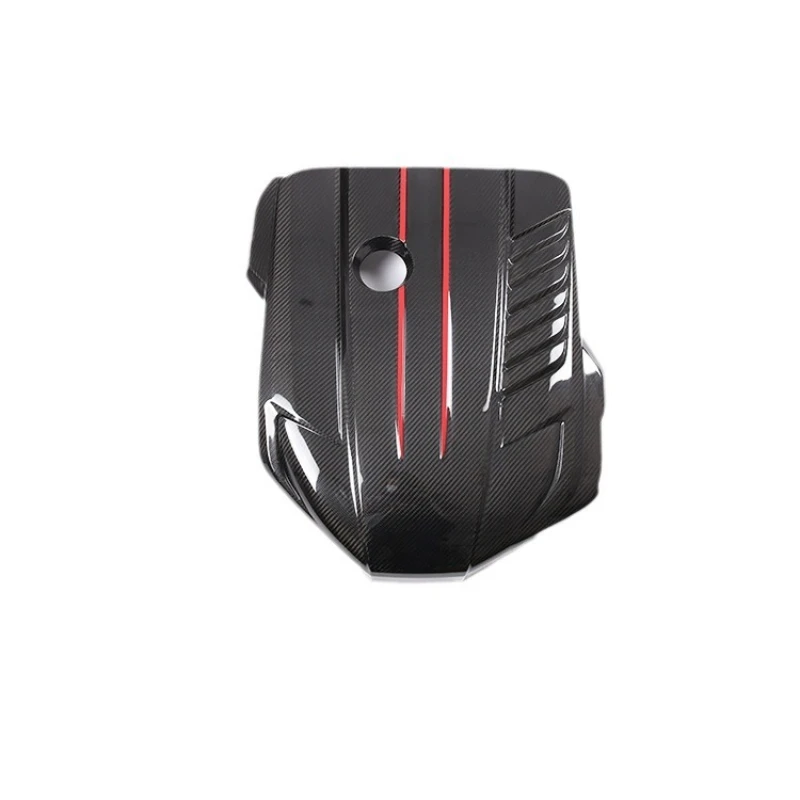 Real carbon fiber engine protective cover replacement, car modification parts