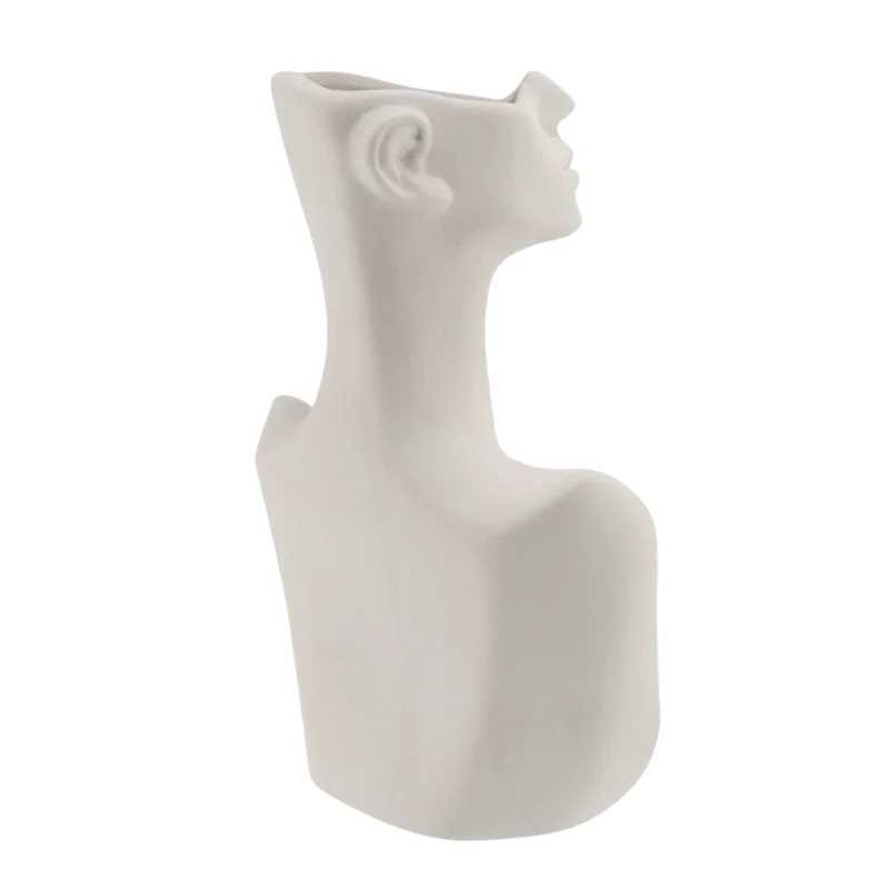 

AT29-2X креативная человеческая голова, лицо, вазы для цветов, портретная ваза, декоративный скандинавский цветочный горшок, орнамент, керамическая статуя, поделки для дома