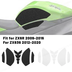 Fit for KAWASAKI ZX6R ZX 6R 2009-2016 ZX 636 2012-2020 Motorcycle Anti Slip Tank Pad Protection Knee Grip Sticker Decal