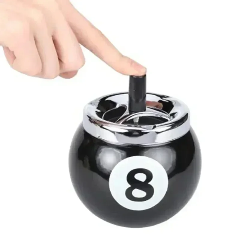 Fashionable Large Ashtray With Lid Creative Cigarette Cup Windproof Bar KTV Billiards Living Room Internet Cafe Ashtray