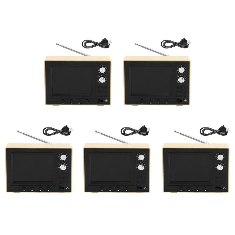 

A63T-5X 1:12 Miniature TV Playable Video Mini Television Model Living Room Home Appliances Decor