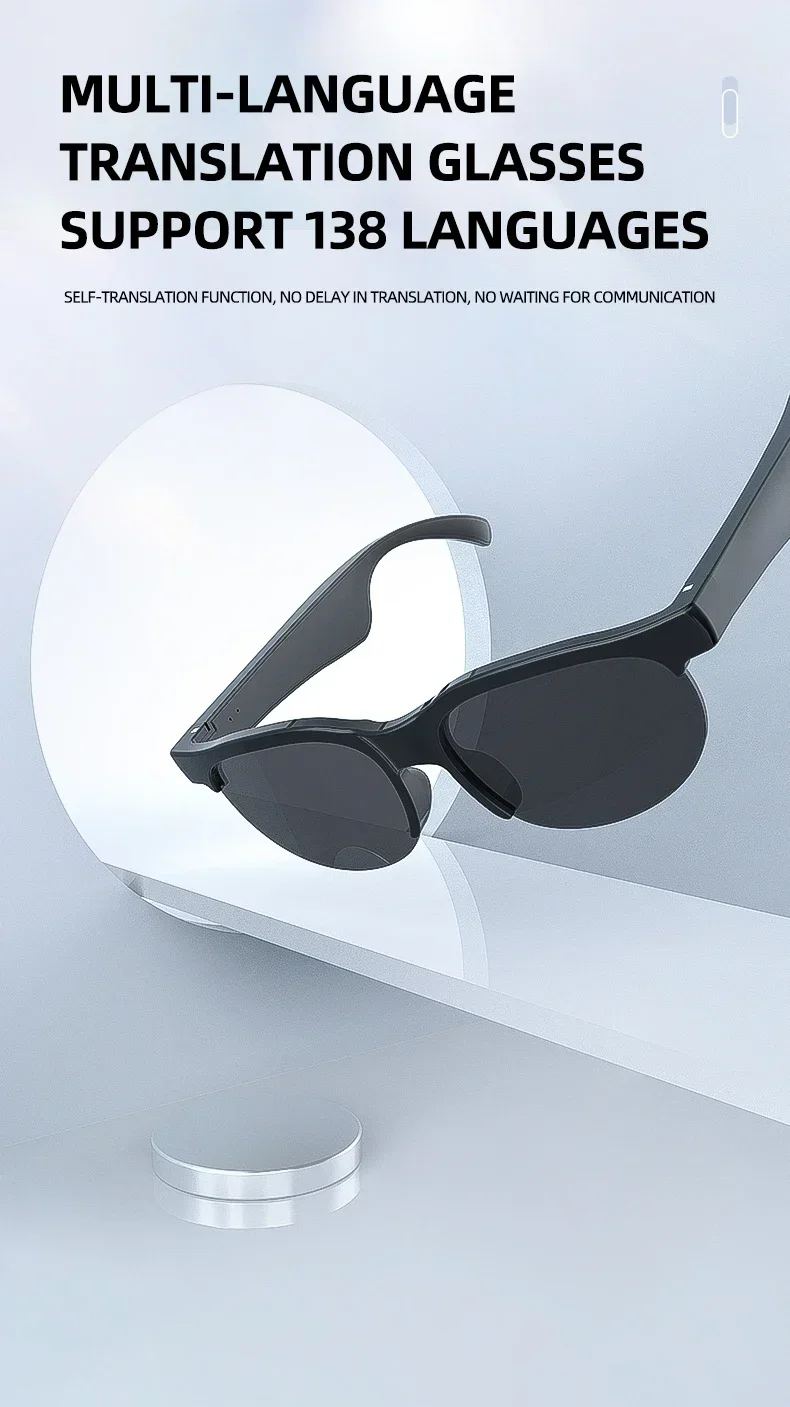 Lenovo 8K AI Smart-Brille 2400MP Kartensteckplatz AI-Übersetzung Bluetooth-Anrufaufzeichnung HiFi-Musik Sport-Sonnenbrille 2026 Neu – Detail 2