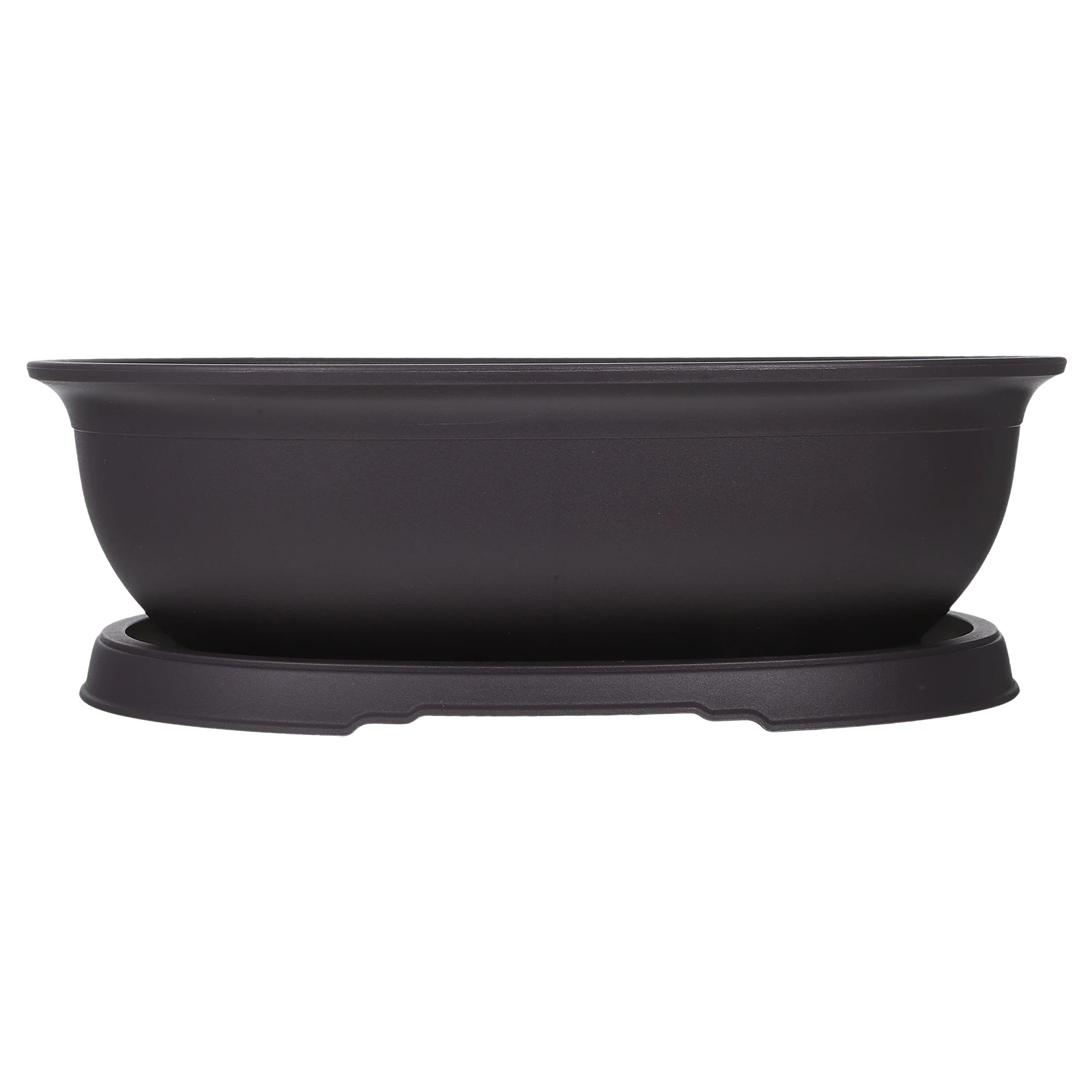 

Plants Oval Pot Flower Pots for Flowerpot Orchid Growing Dark Brown Nursery Planting