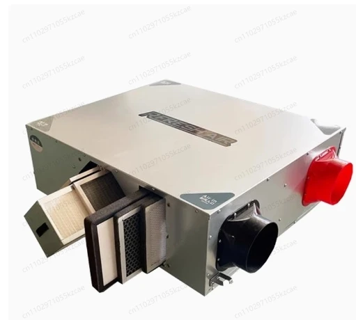 Integrated Fresh Air Ventilator with Heat Exchange - Two-Way Flow Silent Fan for Commercial & Residential Air Purification