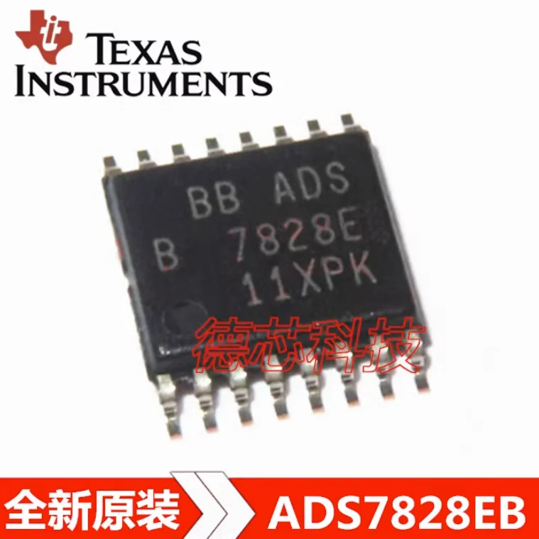 1pcs /LOT New  ADS7828EB ADS7828E  ADS7828 TSSOP-16  Digital to analog converter  DAC   Chip IC New Original