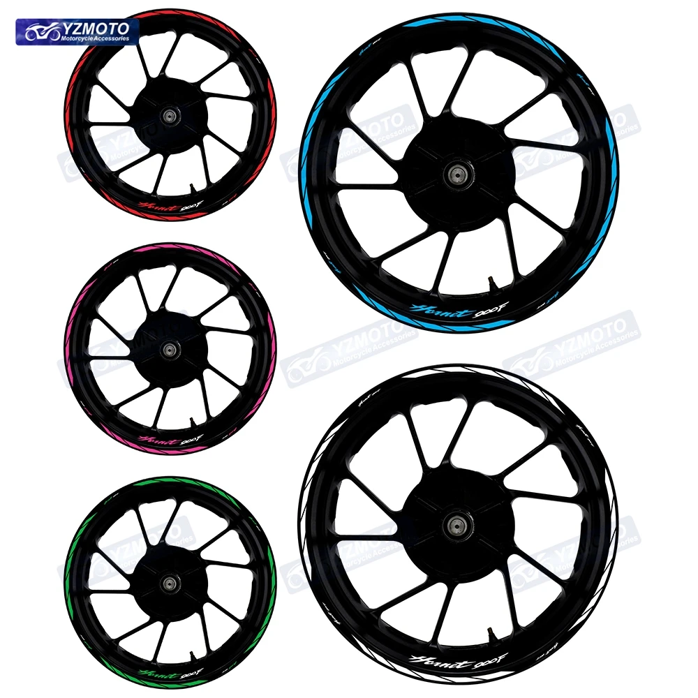 

Motorbike Reflective 17 Inch Wheel Stickers Rim Stripe Tape Hub Motorcycle Decal Accessories Decorate For Honda HORNET 900F