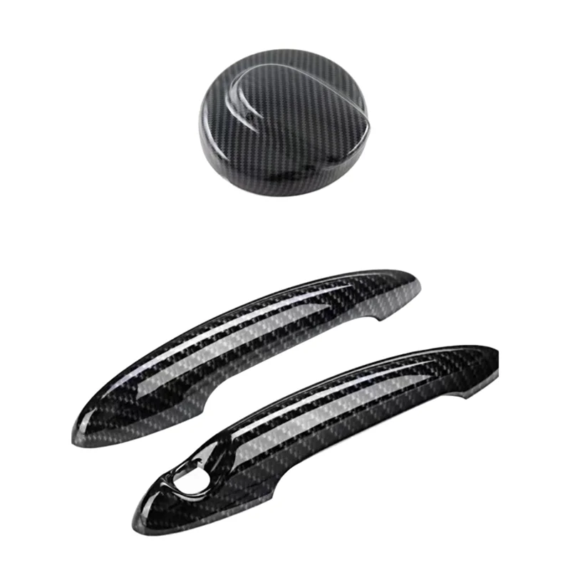

Car Gas Fuel Tank Filler Cap Cover Fuel Tank Decorative Cover For BMW Mini Cooper S R55 R56 2007-2013 (Carbon )