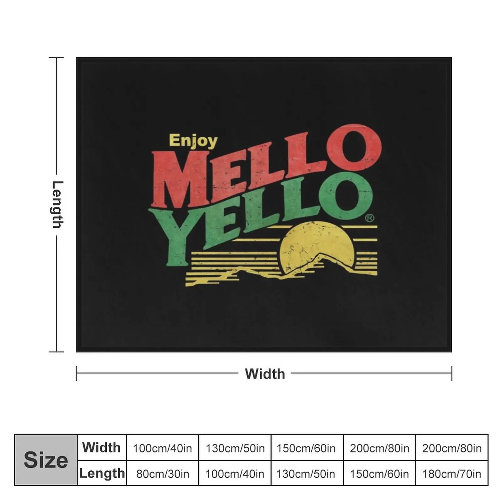 Mello Yello Essential . Throw Blanket For Decorative Sofa Personalized Gift Picnic Softest Blankets