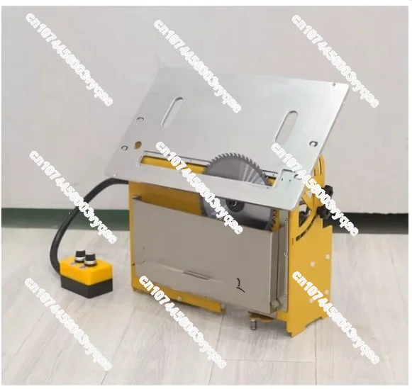 Precision cutting child and mother saw multifunctional multi-angle adjustable woodworking push table saw