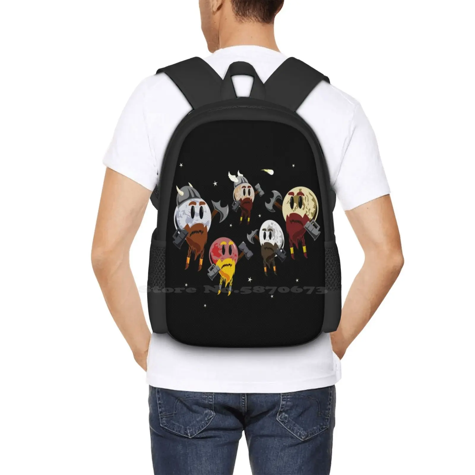 Pianeti nani nuovi arrivi borse Unisex borsa per studenti zaino pianeti nani nani Fantasy Funny Space Stars sistema solare Pluto