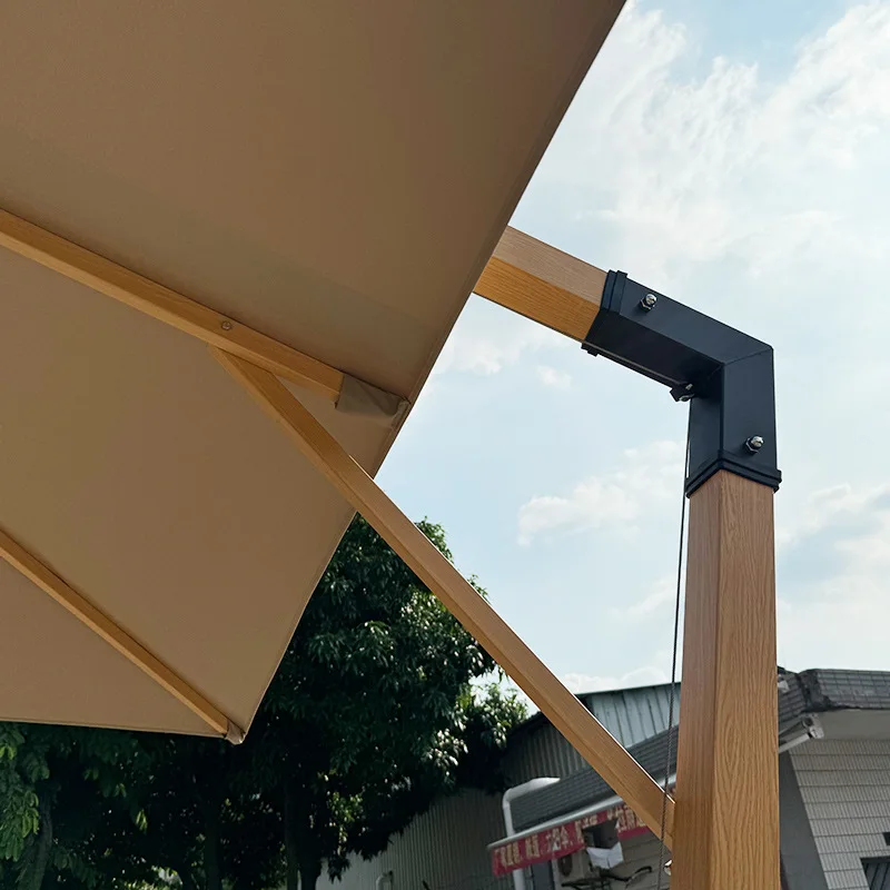 Big Manual Aluminum Folding Retractable Durable Windproof Outdoor Umbrella for Weeding Fishing Picnic Hotel Commercial Pool