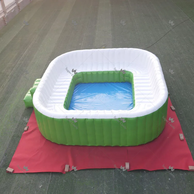Inflatable Swimming Pool, Large Commercial Grade, Deep with Seat, for Kids Adults, Summer Party, 6 in 1 Multi-Function Water Fun