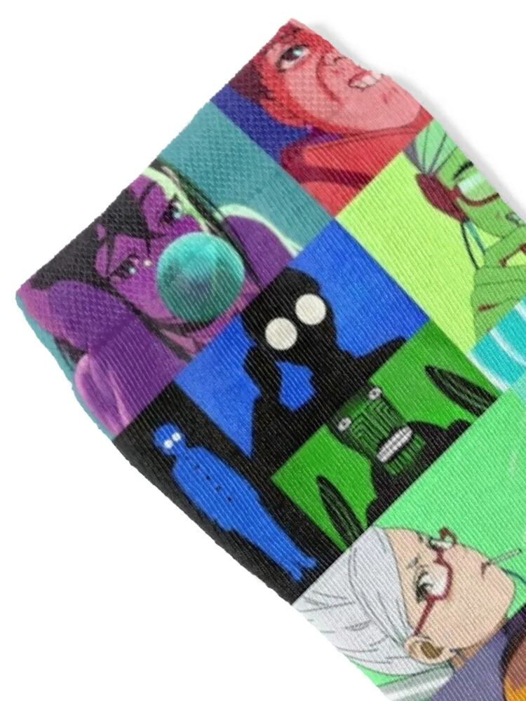 Dandadan Collage Socks set Climbing winter floor Male Socks Women's