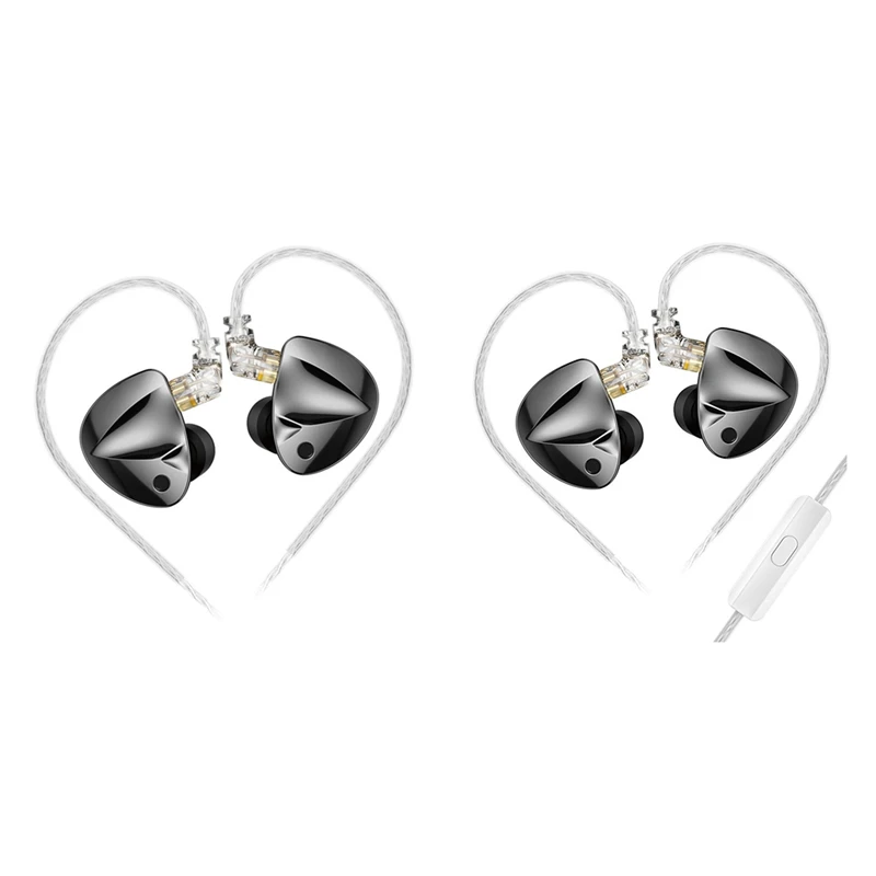 ABGZ-Adjustable Dual Magnetic Dynamic In-Ear Wired Headphones Music