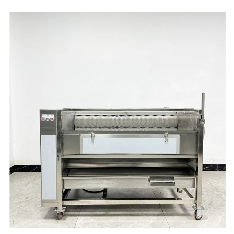 1.5 meters hair stick cleaning machine fish scale removal cleaning machine shell oyster hair roller bulb stem cleaning machine