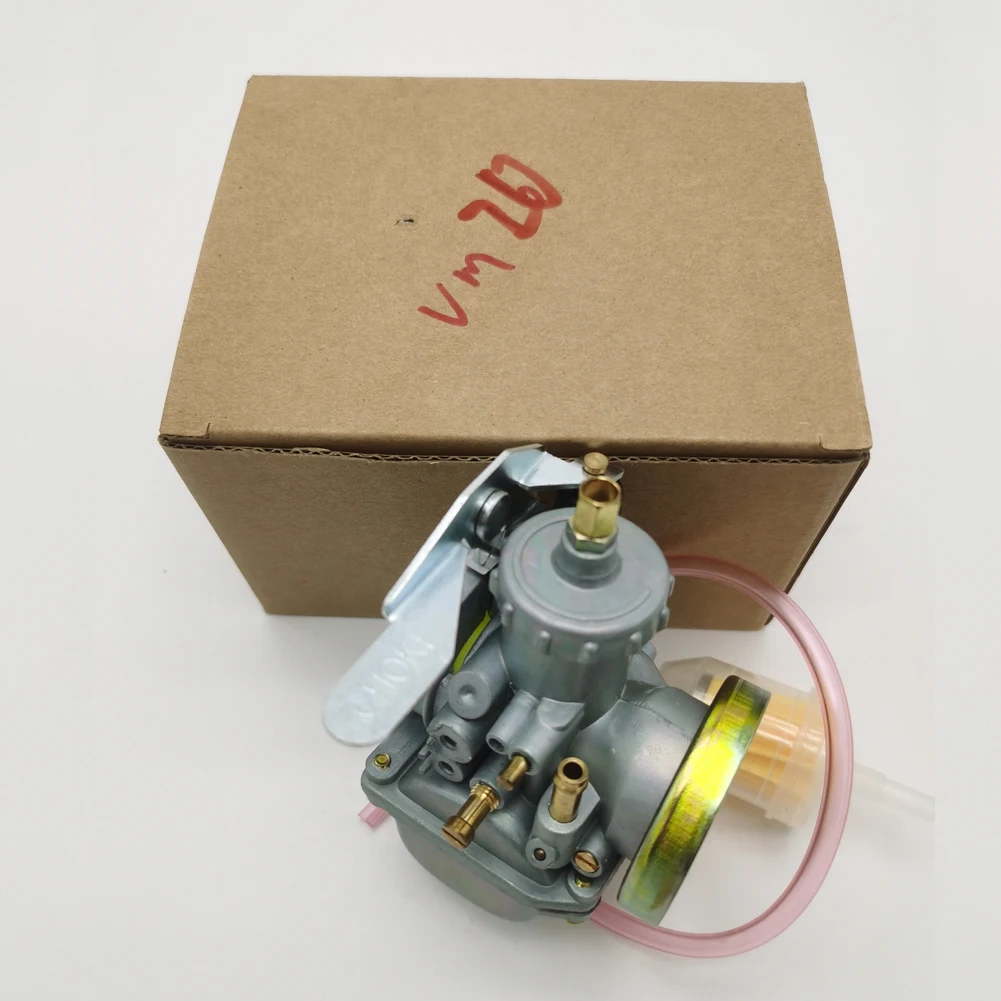 VM20 Carburetor Motorcycle VM 20 Carburetor Carb Engine With Oil Fliter For MIKUNI Round Slide VM20 ATV Go Kart Carb Dirt Bike