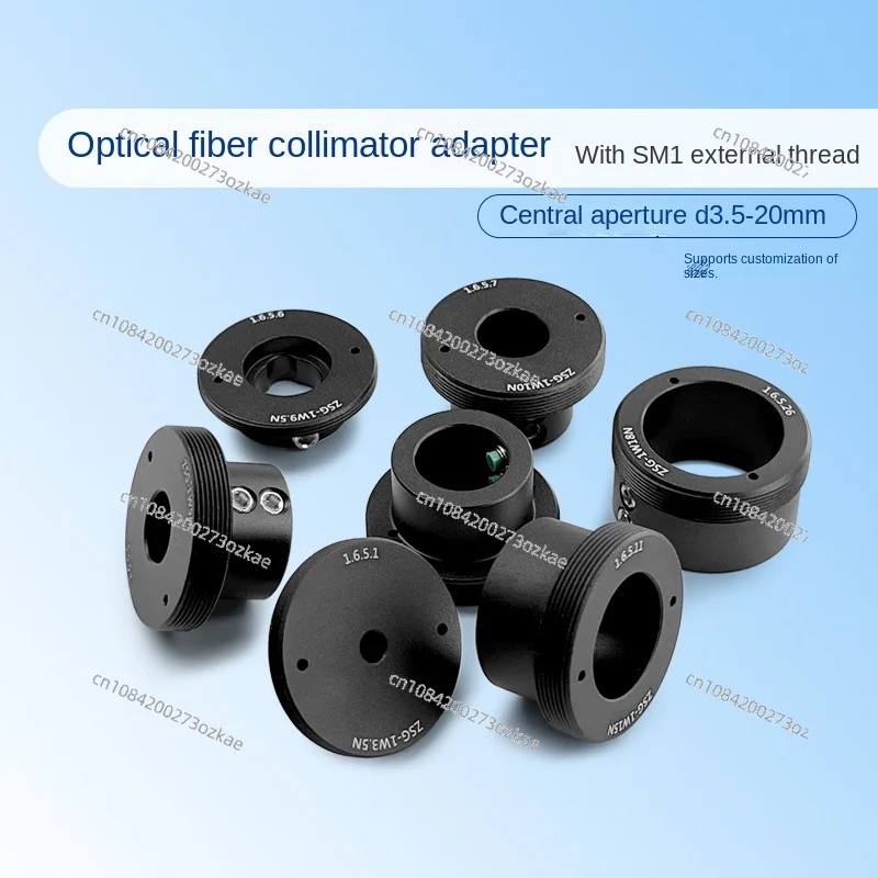 For Fiber optic collimator adapter quasi direct head fixed seat with SM external thread collimator converter customizable