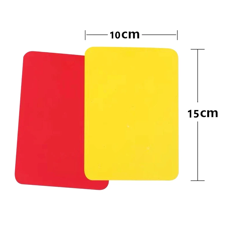 CVA Volleyball Referee Card SRFC0 , Red and Yellow Cards ,  Official Size 10X15CM Designated Penalty Equipment for Match