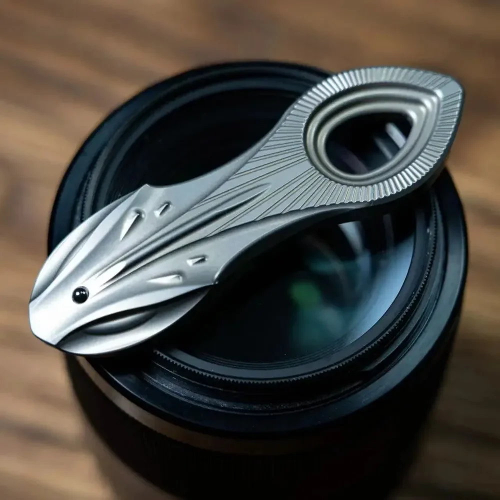 Fidget Spinner TC21 alliage de titane EDC corps complet rond outil en métal adulte bureau divertissement soulagement du Stress jouet garçon jouet