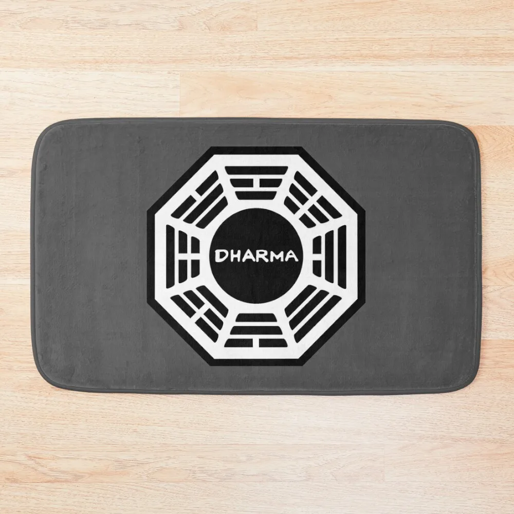 

Dharma Initiative Logo Lost TV Show Bath Mat Non-Slip Shower Bathroom Shower Curtain Carpets For The Bathroom Mat