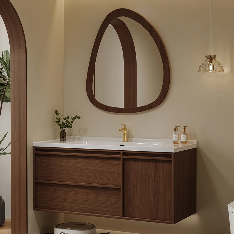 

Desgin Quality Bathroom Cabinet Storage Mirror Sink Modern Partitions Cupboard Display Drawers Makeup Archivadores Furniture