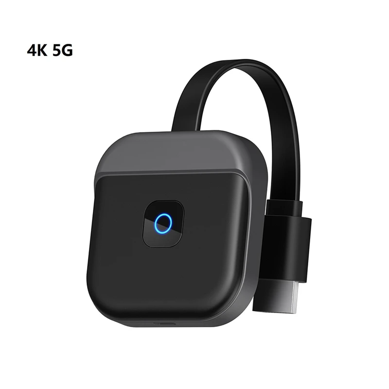 5G Wireless Wifi TV Stick Display TV Adapter -Compatible Smart TV Screen Projector 4K 1080P Screen Projector Black