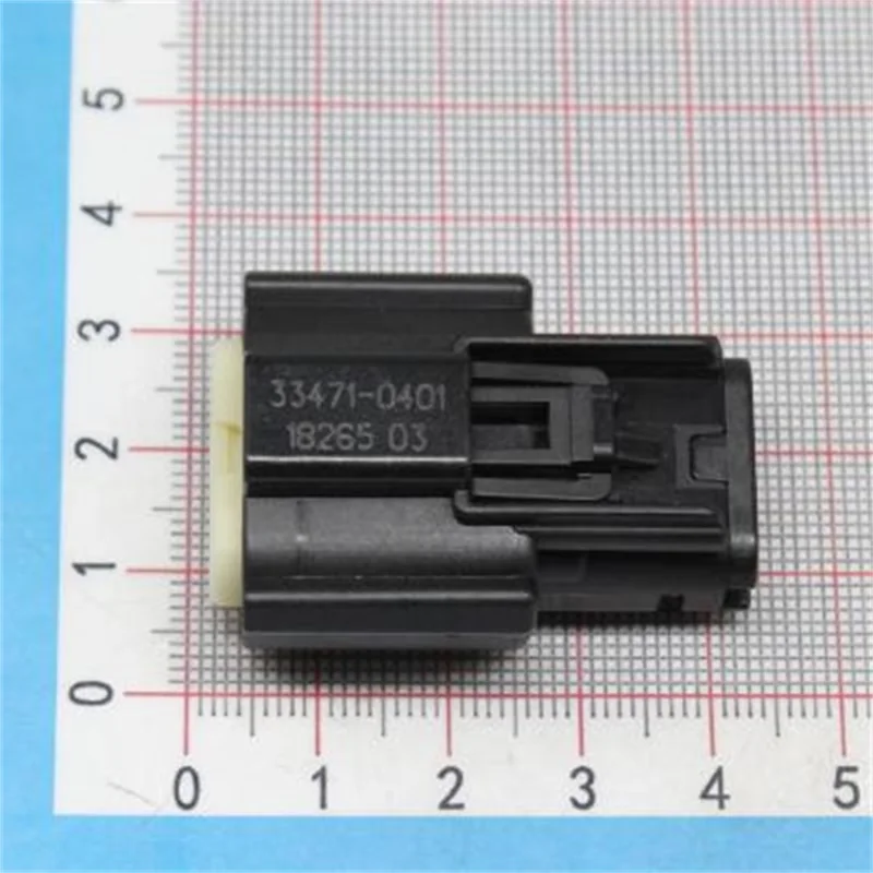 1Pcs/Lot    33471-0401   MOLEX MX150 Mat-Sealed Female Connector Assembly, Single Row, 4 Circuits, Keying Option A, Black