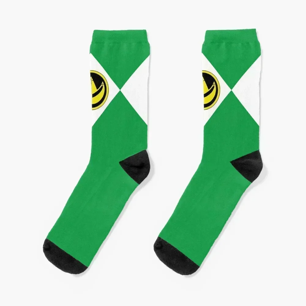 

MMPR Green Ranger With Coin Socks sports and leisure warm winter snow hiking Men Socks Luxury Brand Women's