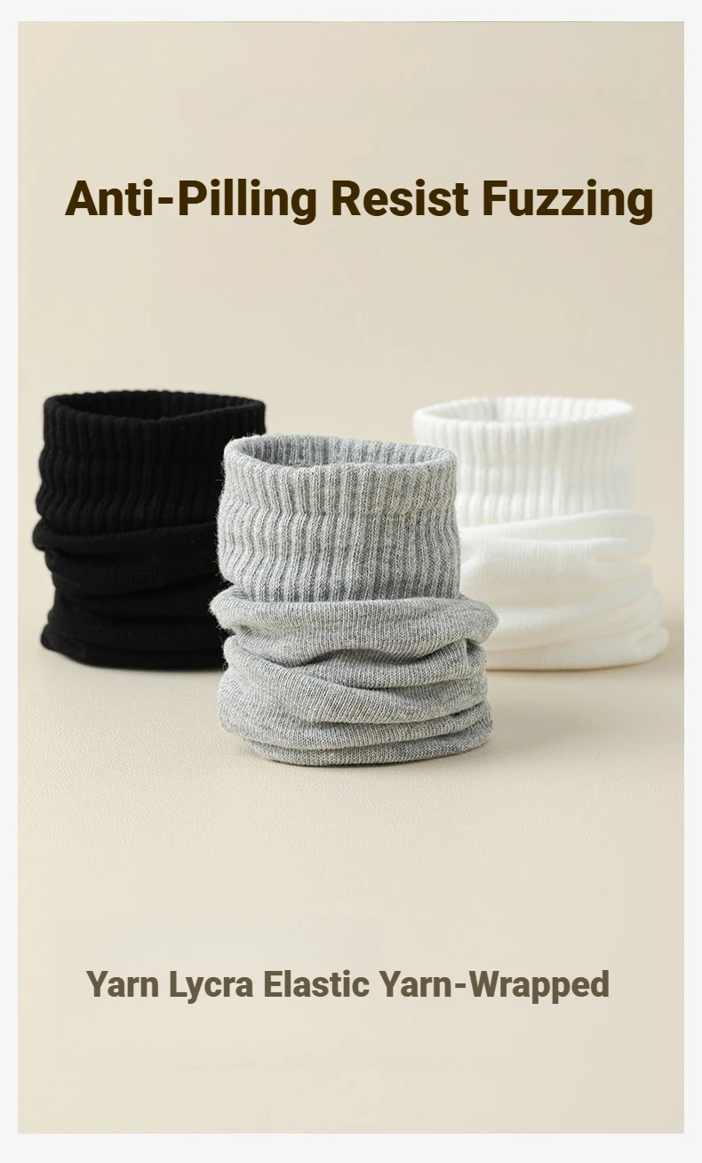 5 Paar einfarbige Damensocken, schlicht, vielseitig, modisch, geruchsabweisend, atmungsaktiv, weich, bequem, für Freizeit, Sport und den täglichen Gebrauch. – Detail 5