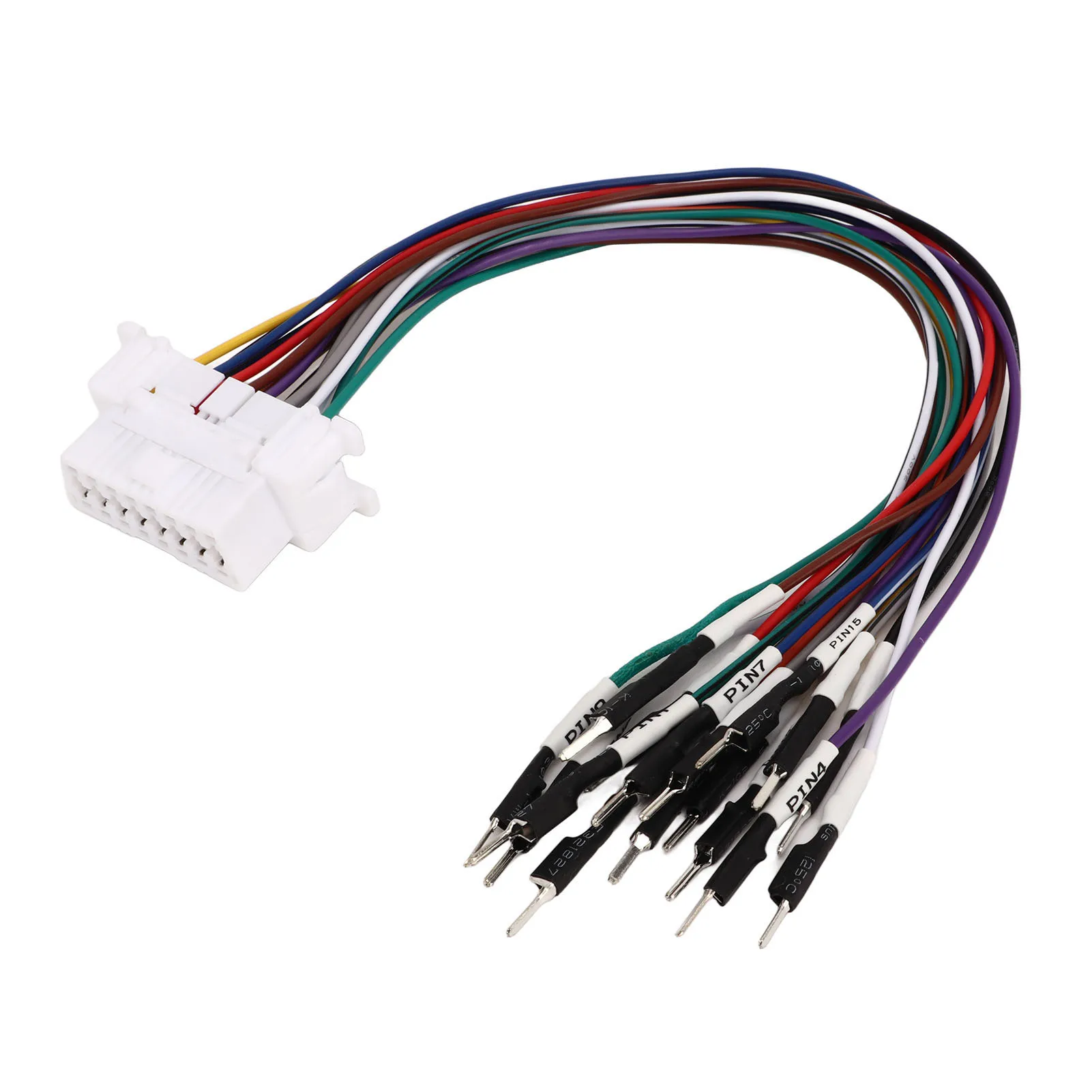 16 Pin OBD2 Connector Cable Welding Free Fault Detection Code Removal Diagnostic  Adapter Cable OBDII Female Diagnostic Cable