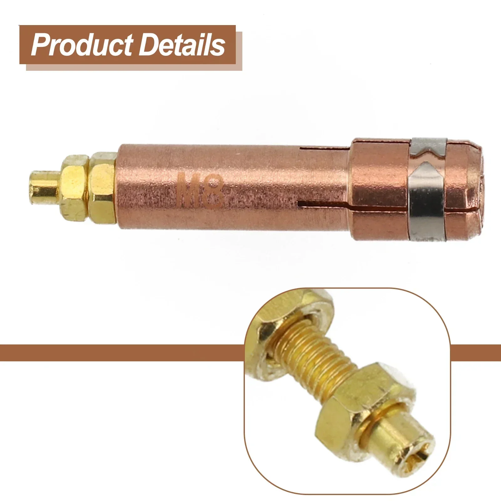 1pcs Collet Chuck M5 M6 M8 For Capacitor Discharge CD Stud Welding Torch Stud Welding Machine Torch Soldering Tools