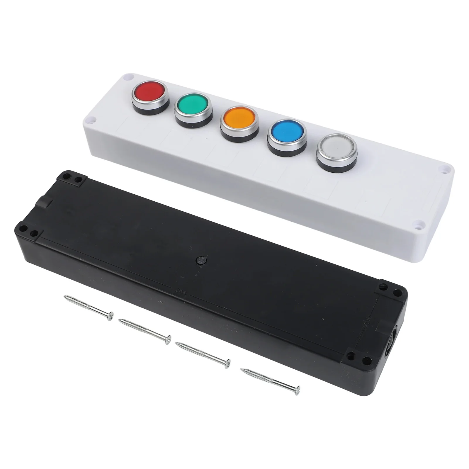 Waterproof Control Box 22mm Inching Switch 1NC 1NO Contact Type 3C Rated Voltage Above 440V For Electrical Applications