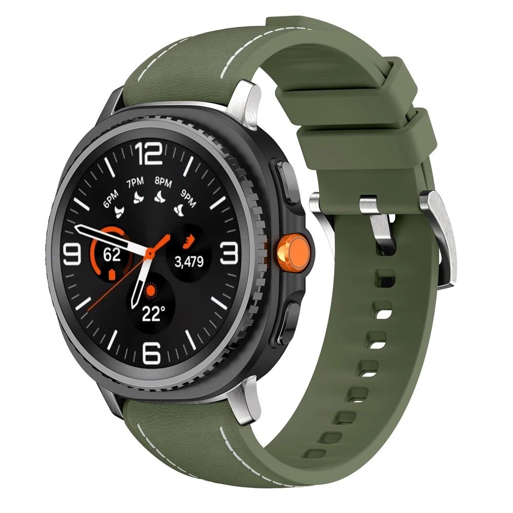 Silikonarmband für Samsung Galaxy Watch 8 Classic 46 mm Smartwatch Ersatzarmband für Galaxy Watch 8 Classic 40 mm 44 mm