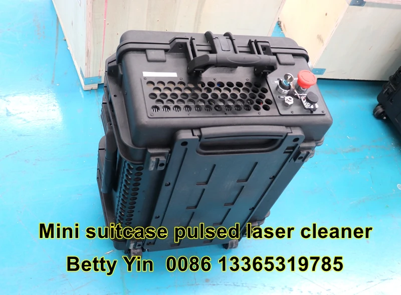 Низкая цена, очистка поверхности металла, дерева, лазерное удаление ржавчины, краски, 300 Вт, чемодан, ручная машина для лазерной очистки с импульсным волокном Mopa Низкая цена, очистка поверхности металла, дерева, лазерное удаление ржавчины, краски, 300 Вт, чемодан, ручная машина для лазерной очистки с импульсным волокном Mopa