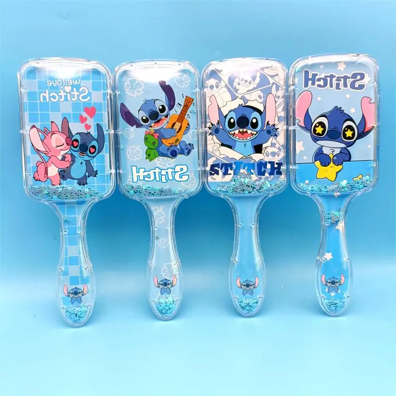 Cartoon Disney Stitch Air Cushion Comb Anime Cute Household Items Kawaii Massage Comb Fashion Girl Heart Christmas Holiday Gifts