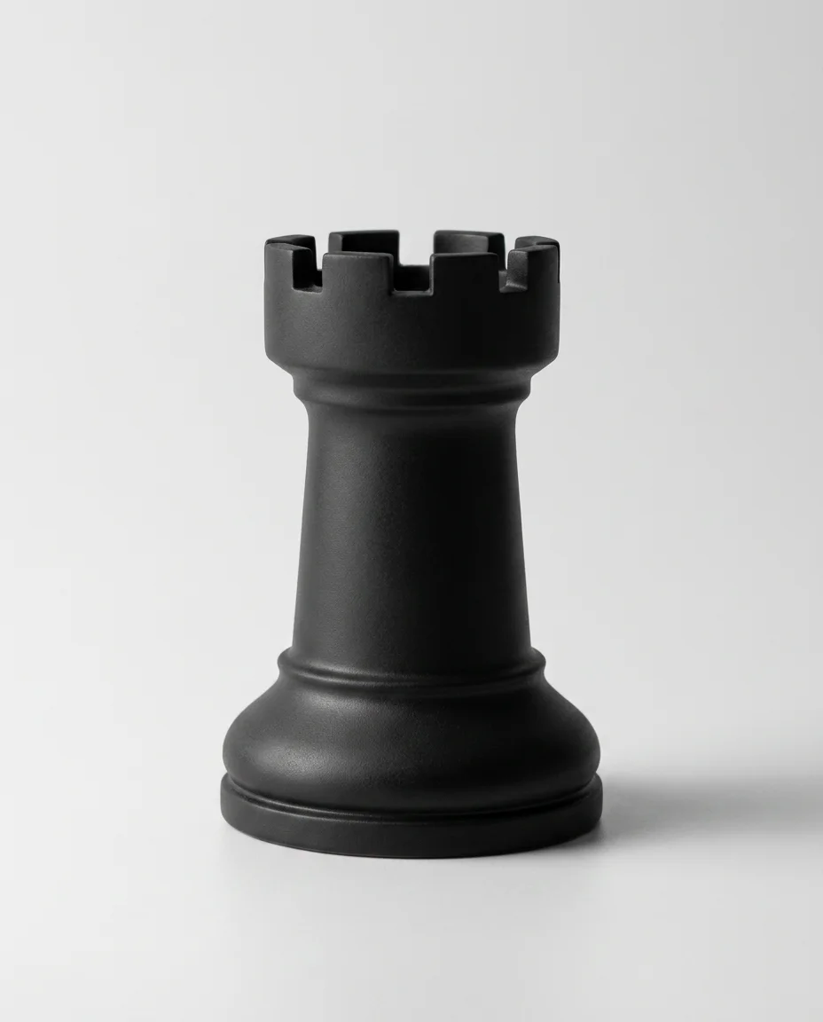 Minimalist Chess‑shaped Storage Box Multifunctional Pen Holder Cosmetic Organizer Vase