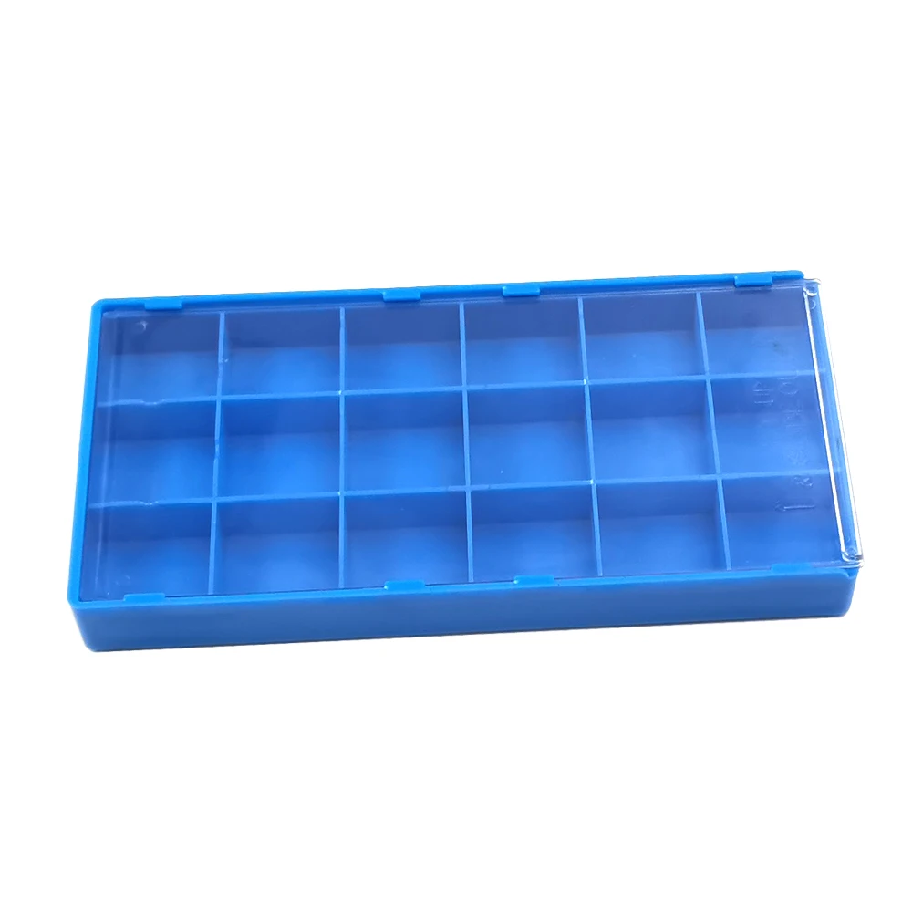 18 Grids Watch Accessories Storage Box with Lid Watch Repair Parts Display Container Organizer Tray Holder for Watchmakers