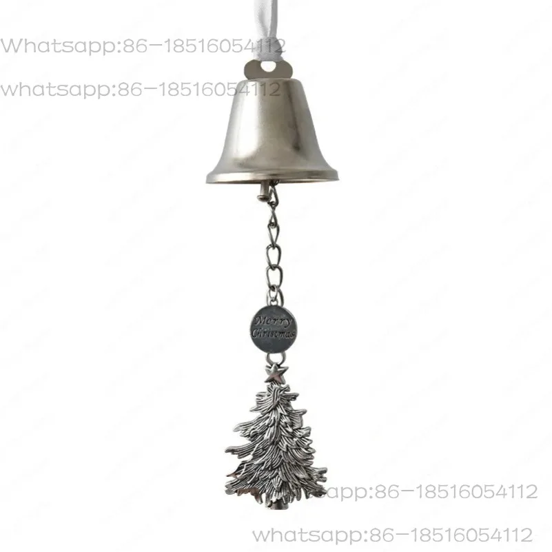 

Christmas Tree Vintage Cast Iron Forged Wind Chime Ornament, Snowflake Pendant,deer Head Ornament, Bell, Handmade DIY Decoration