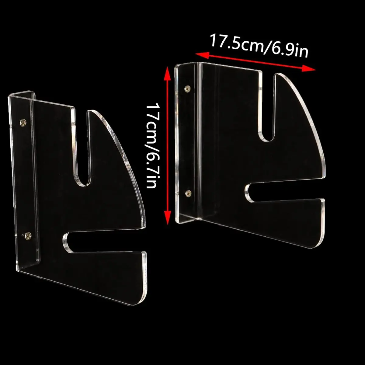 ABJV لوح التزلج رف تزلج على الحائط لوح التزلج رف أكريليك للوحة التزلج Aquaplane لوح التزلج سطح لوح التزلج ، شفاف #1