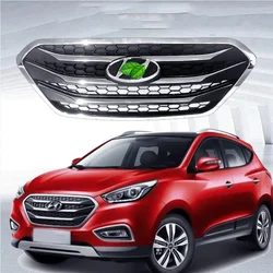 High Quality ABS Chrome Front Grille Refit Around Trim Trim Grills Racing for Hyundai Ix35/Tucson 2013 2014