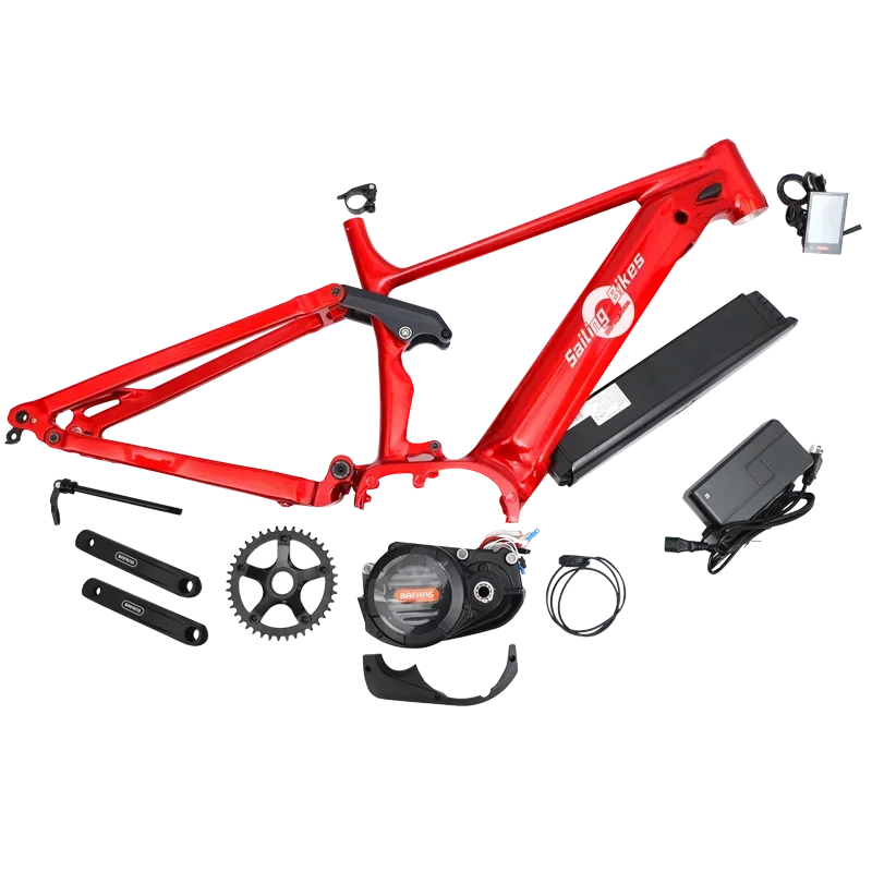 

Sailing Bikes Electric bike Frame Converter Bafang Mid Drive Motor E Bike Conversion Kits With Battery