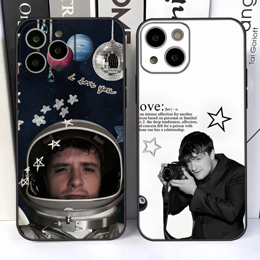 

J-Josh Hutcherson Phone Case For iPhone 15,14,13,12,11 Plus,Pro,Max,XR,XS,X,7,8 Plus,SE,Mini Silicone Soft