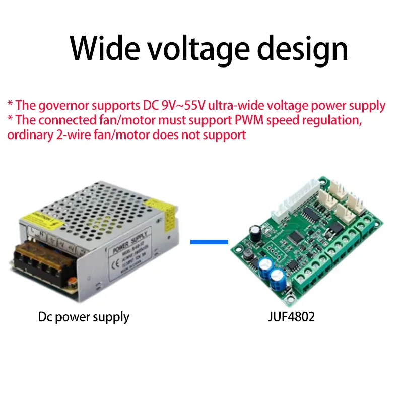 PWM Fan RS485 DC fan kontrolü Fan hızı regülasyonu ve motor hız regülasyonu 9-60V akıllı kontrol yüksek miktar