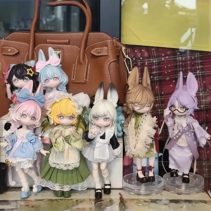 

Authentic Inedible Doll Jumping Moon Time Rabbit Treasure 12 Points Bjd Blind Box Movable Toy Ornament Doll Gift Ornament