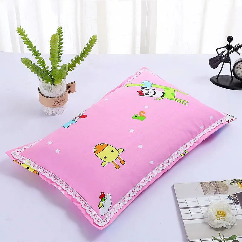 Cotton Cartoon Style Pillowcase All-season Universal Student Children's Pillowcase Skin Friendly Comfortable Zipper Pillowcase