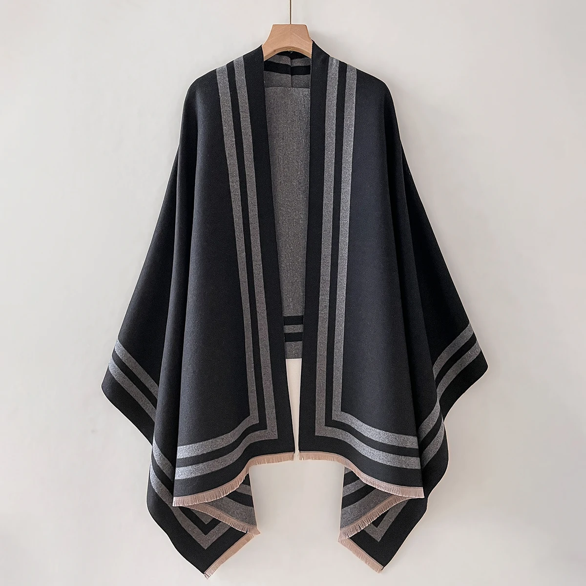 Luxury Winter Cashmere Scarf Women New Warm Pashmina Blanket Poncho Scarves Female Solid Color Shawl Thick Foulard Bufanda