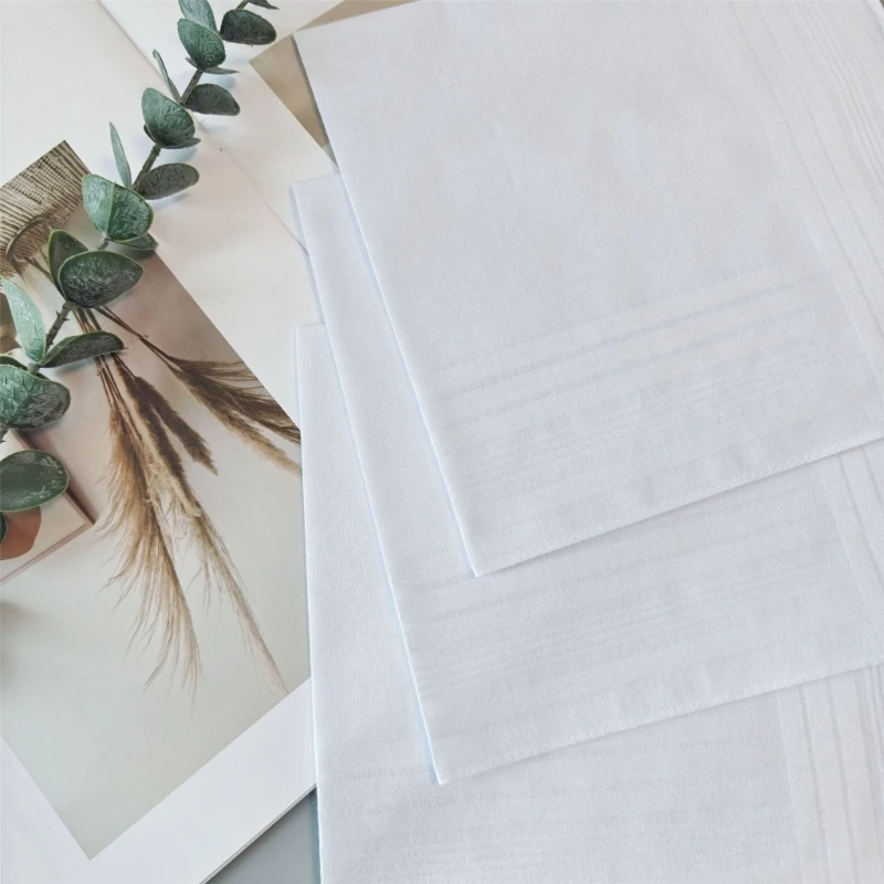 Fazzoletti aggiuntivi in ​​cotone bianco, estremamente delicati, alto potere assorbente, riciclabili, per pelli delicate, e