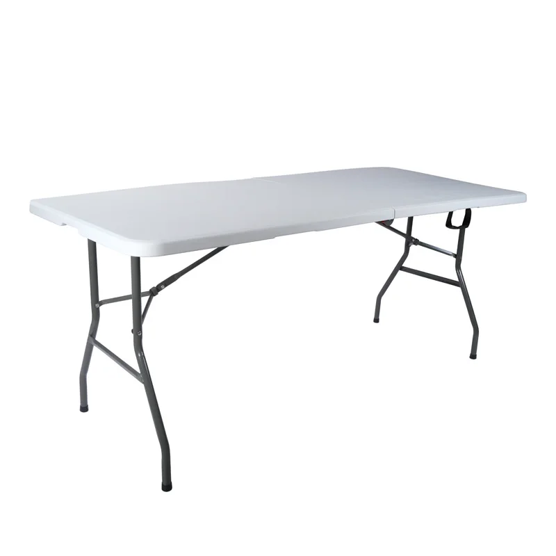 Custom folding plastic white outdoor camping table