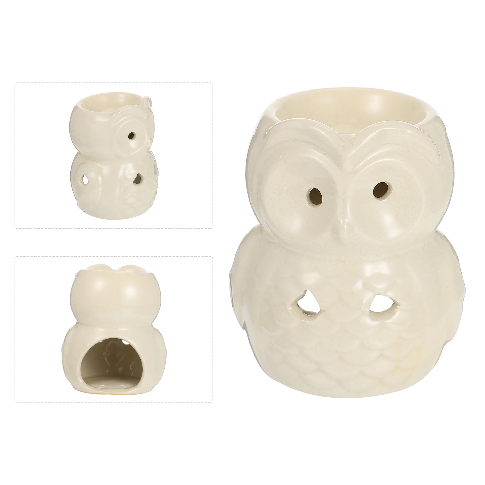 

1Pcs Owl Shaped Ceramic Incense Burner Decorative Aroma Diffuser Home Office Yoga Room Aromatherapy Supplies Scented Lamp