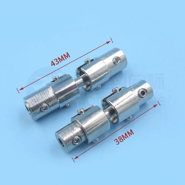 1PC Stainless Steel FT011-FT012 Drive Shaft Connector Universal Joint 4-4/ 3-3.18mm Coupling Coupler Cardan for RC Boat Jet Boat